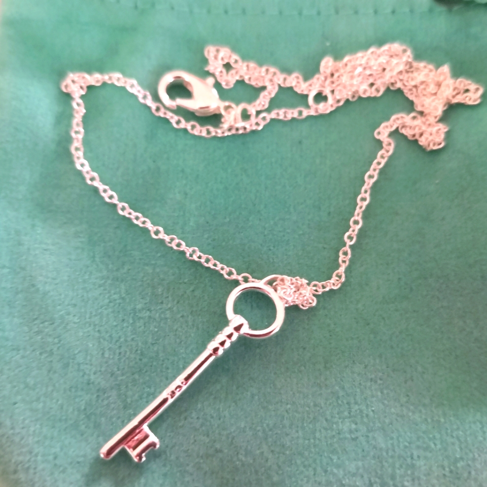 New. Chain With A Key Pendant. Silver.925.